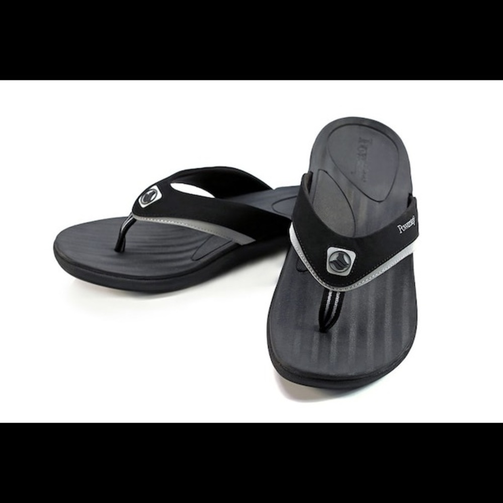 Powerstep Fusion Orthotic Sandals Men Black